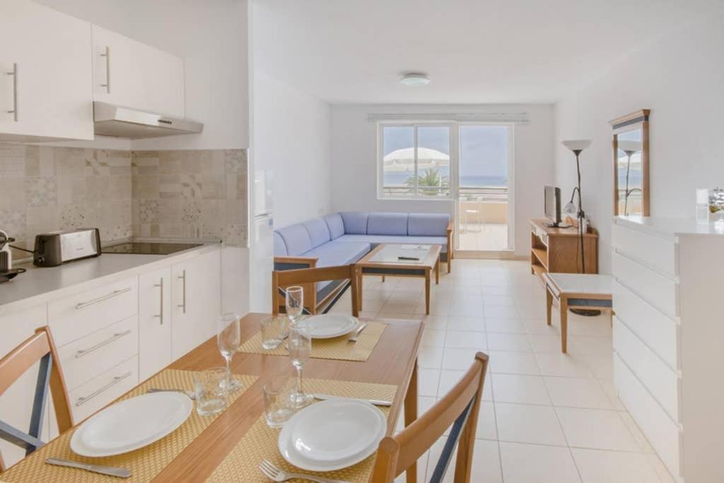 Terrazza E Vista Sull'Oceano, Wi-Fi, Piano 3, Piscina Sullo Stesso Piano Leilighet Morro Jable  Eksteriør bilde